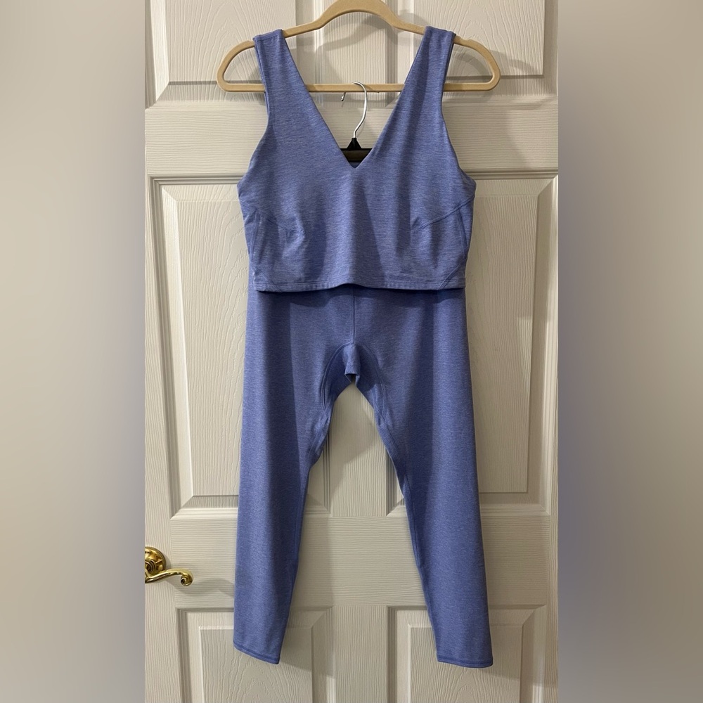 Free People Periwinkle Workout Top & Legging Set - Picture 4 of 11